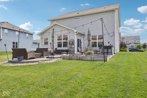 Backyard at 13504 Forest Glade Drive, Fishers, IN