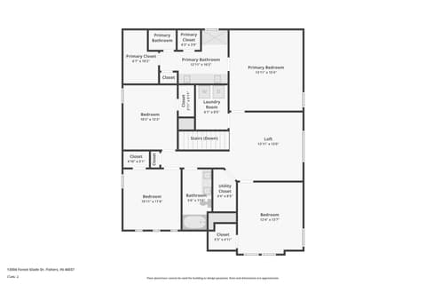 Floor Plan — 13504 Forest Glade Drive, Fishers, IN
