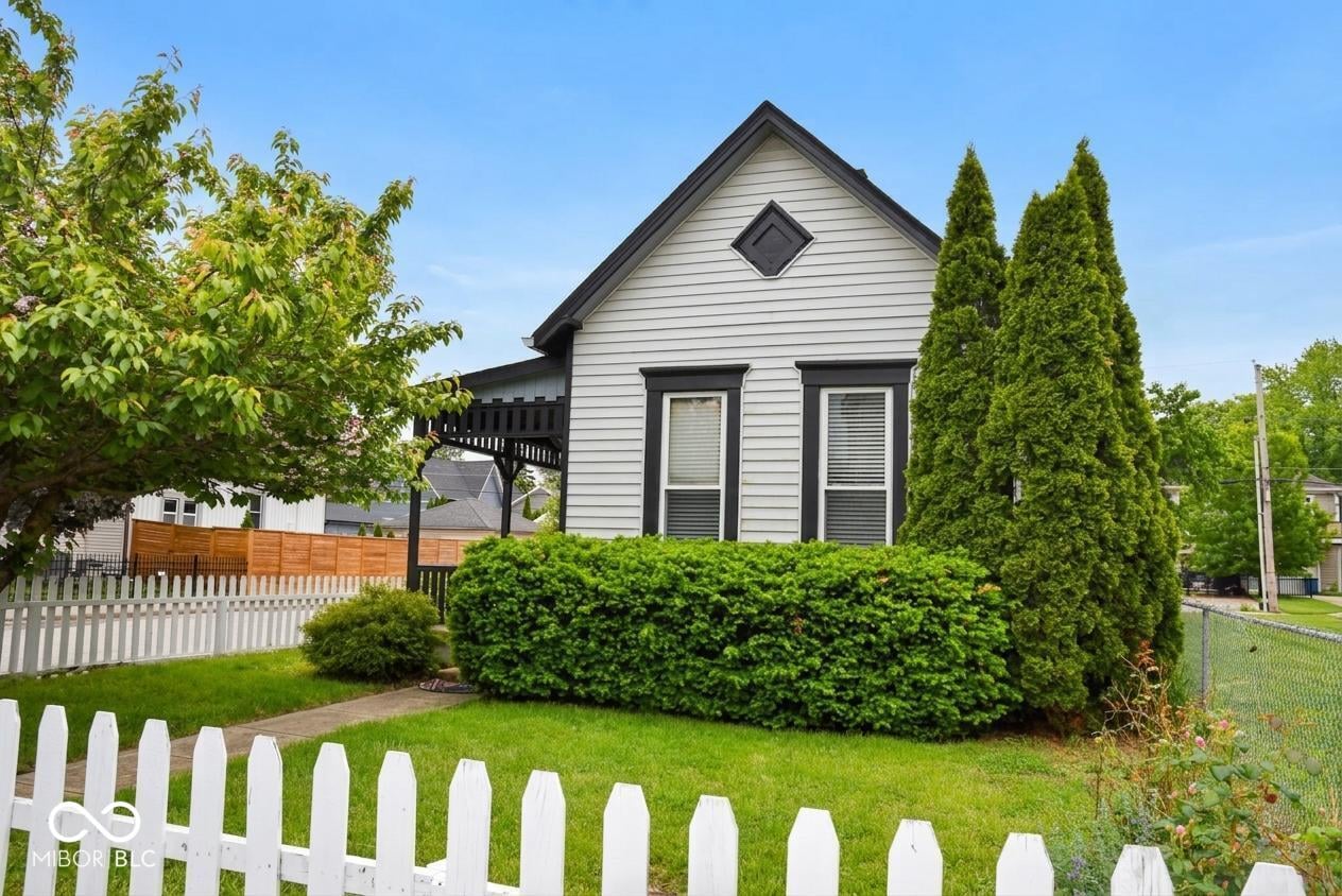 Front exterior at 1341 Fletcher Avenue, Indianapolis, IN