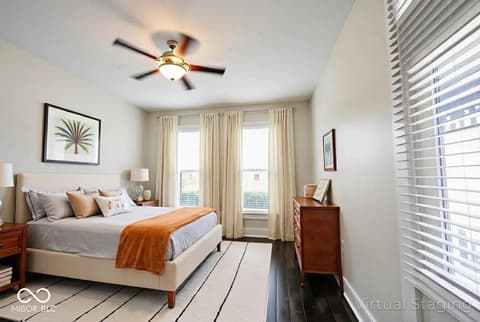 Bedroom at 1341 Fletcher Avenue, Indianapolis, IN