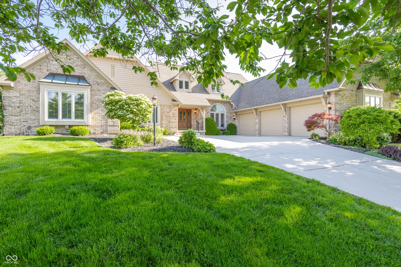 Front exterior at 1850 Spruce Drive, Carmel, IN