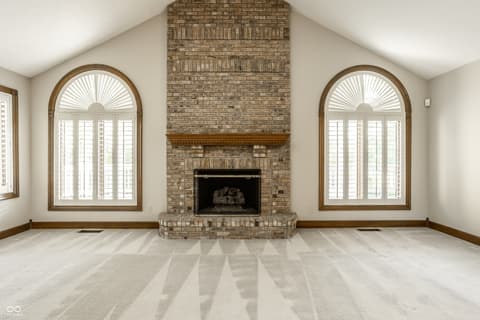 Living room at 1850 Spruce Drive, Carmel, IN