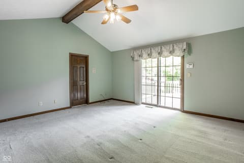 Primary bedroom at 1850 Spruce Drive, Carmel, IN
