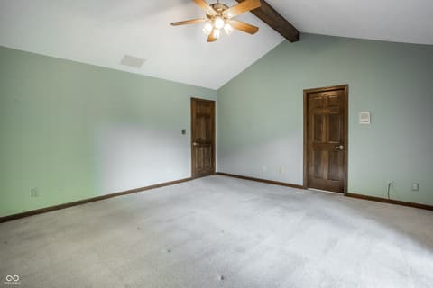 Primary bedroom at 1850 Spruce Drive, Carmel, IN