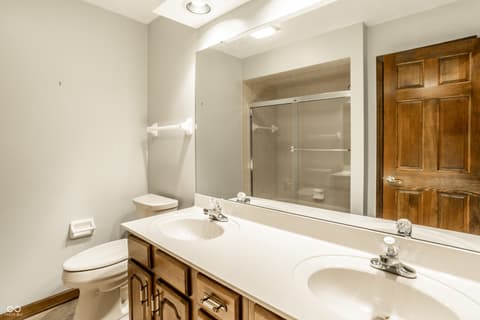 Bathroom at 1850 Spruce Drive, Carmel, IN