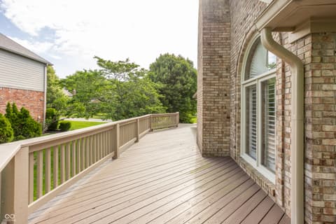 Outdoor living area at 1850 Spruce Drive, Carmel, IN