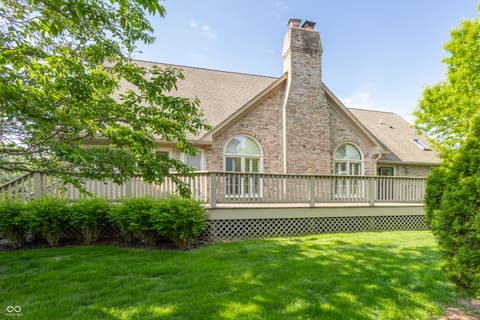 Backyard at 1850 Spruce Drive, Carmel, IN