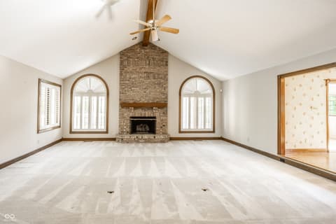 Living room at 1850 Spruce Drive, Carmel, IN