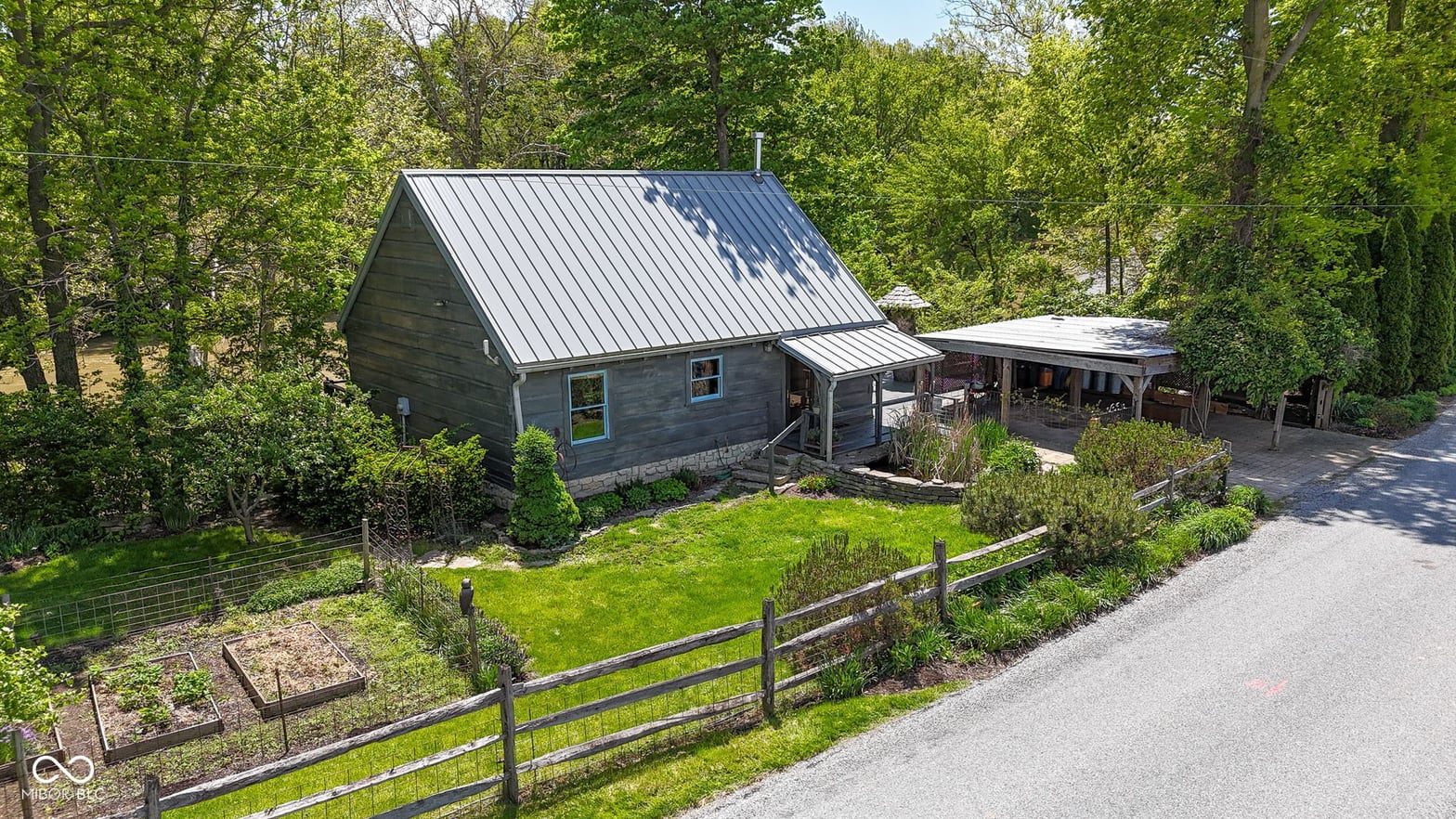 Aerial view at 23540 Newton Avenue, Noblesville, IN