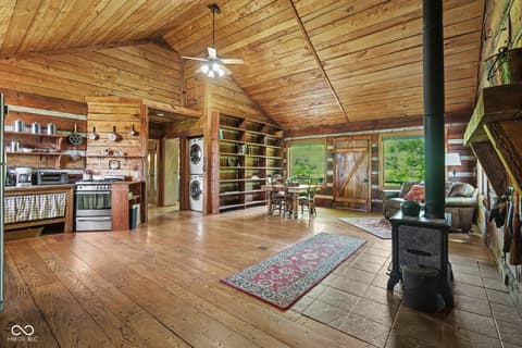 Living room at 23540 Newton Avenue, Noblesville, IN