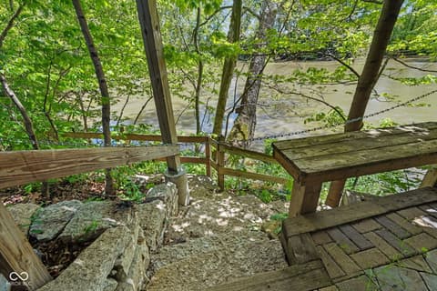Outdoor living area at 23540 Newton Avenue, Noblesville, IN