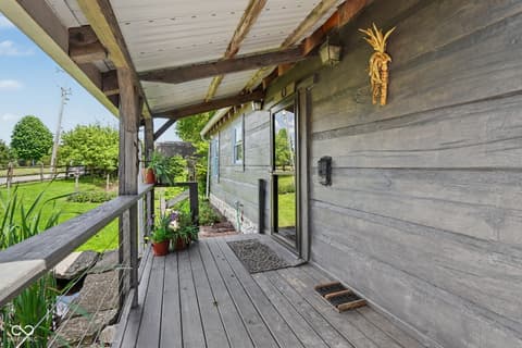 Outdoor living area at 23540 Newton Avenue, Noblesville, IN