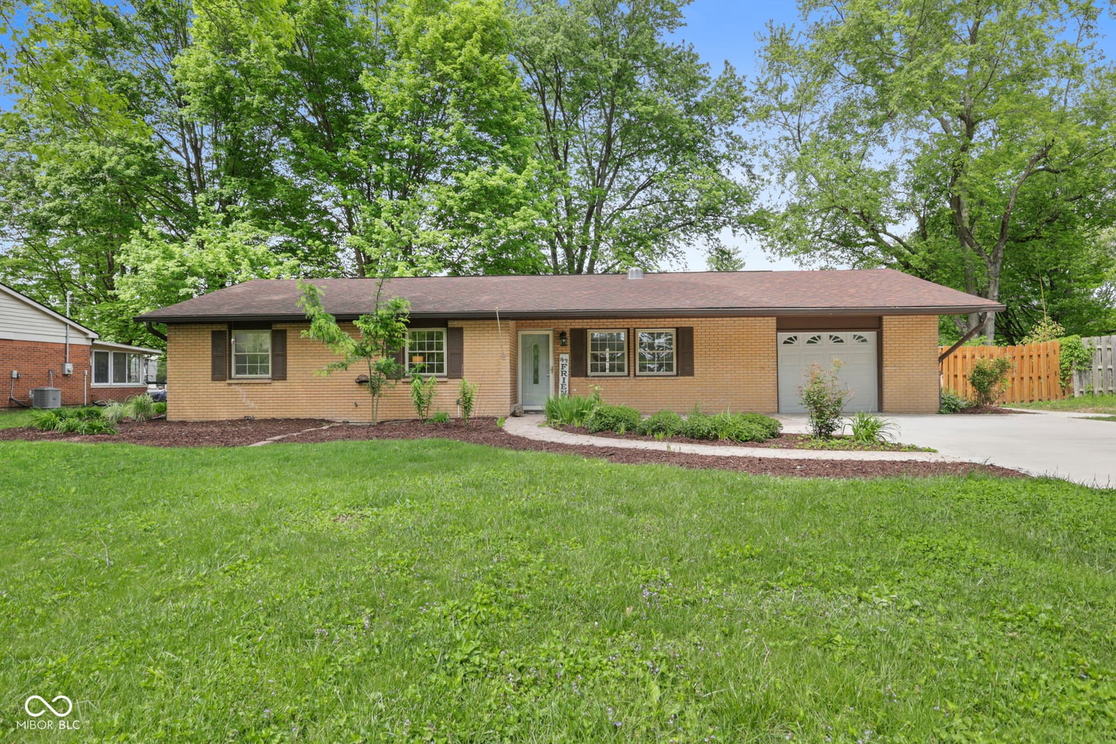 Front exterior at 8010 Witherington Road, Indianapolis, IN