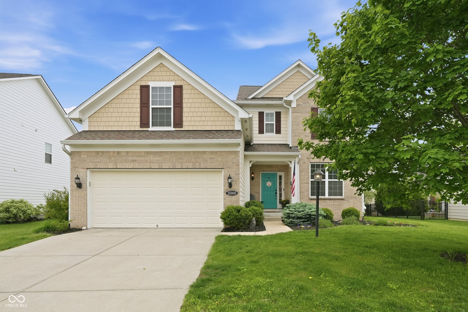 Front exterior at 15900 Falcons Fire Drive, Westfield, IN
