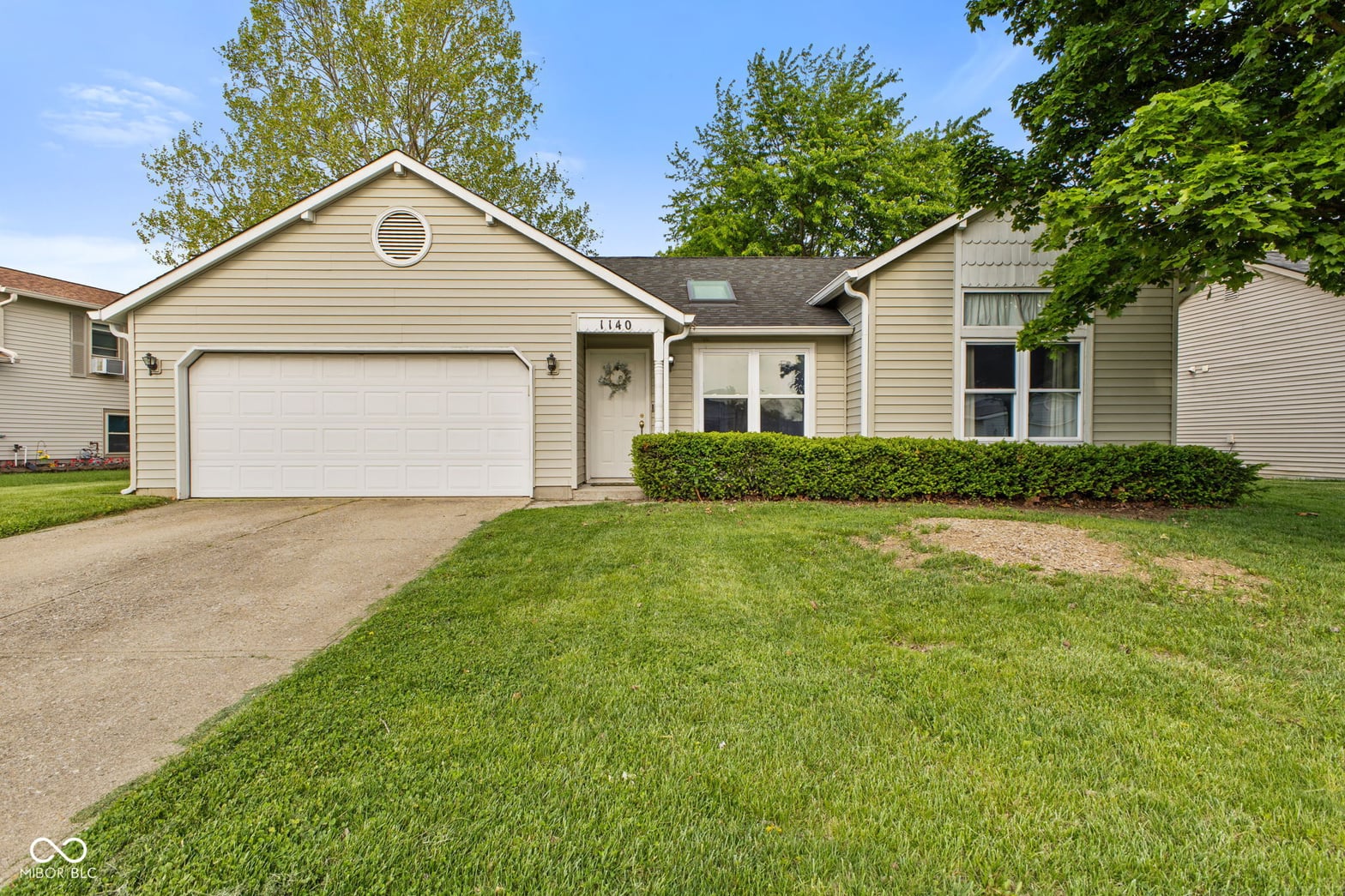 Front exterior at 1140 Ida Court, Greenwood, IN