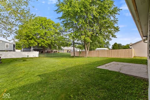 Yard at 1140 Ida Court, Greenwood, IN