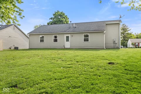 Backyard at 1140 Ida Court, Greenwood, IN