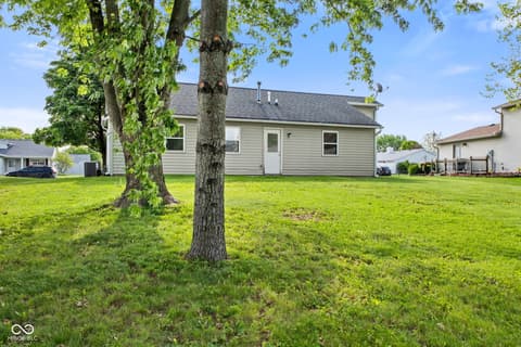 Backyard at 1140 Ida Court, Greenwood, IN
