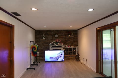 Living room at 43 E Cragmont Drive, Indianapolis, IN