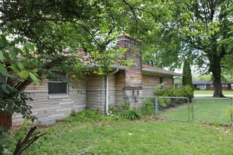 Side exterior at 43 E Cragmont Drive, Indianapolis, IN