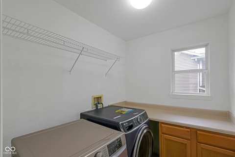 Laundry room at 11185 Guy Street, Fishers, IN