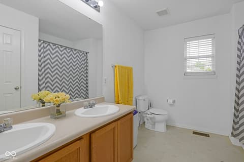 Bathroom at 11185 Guy Street, Fishers, IN