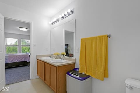 Bathroom at 11185 Guy Street, Fishers, IN