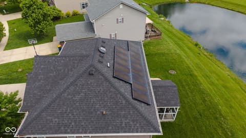 Aerial view at 11185 Guy Street, Fishers, IN