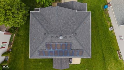 Aerial view at 11185 Guy Street, Fishers, IN