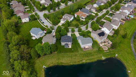 Aerial view at 11185 Guy Street, Fishers, IN