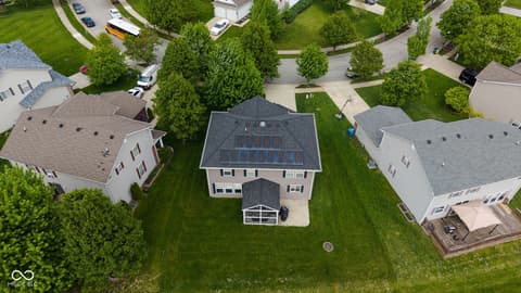 Aerial view at 11185 Guy Street, Fishers, IN