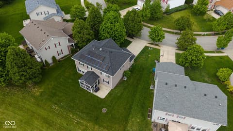 Aerial view at 11185 Guy Street, Fishers, IN