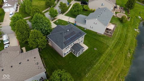 Aerial view at 11185 Guy Street, Fishers, IN