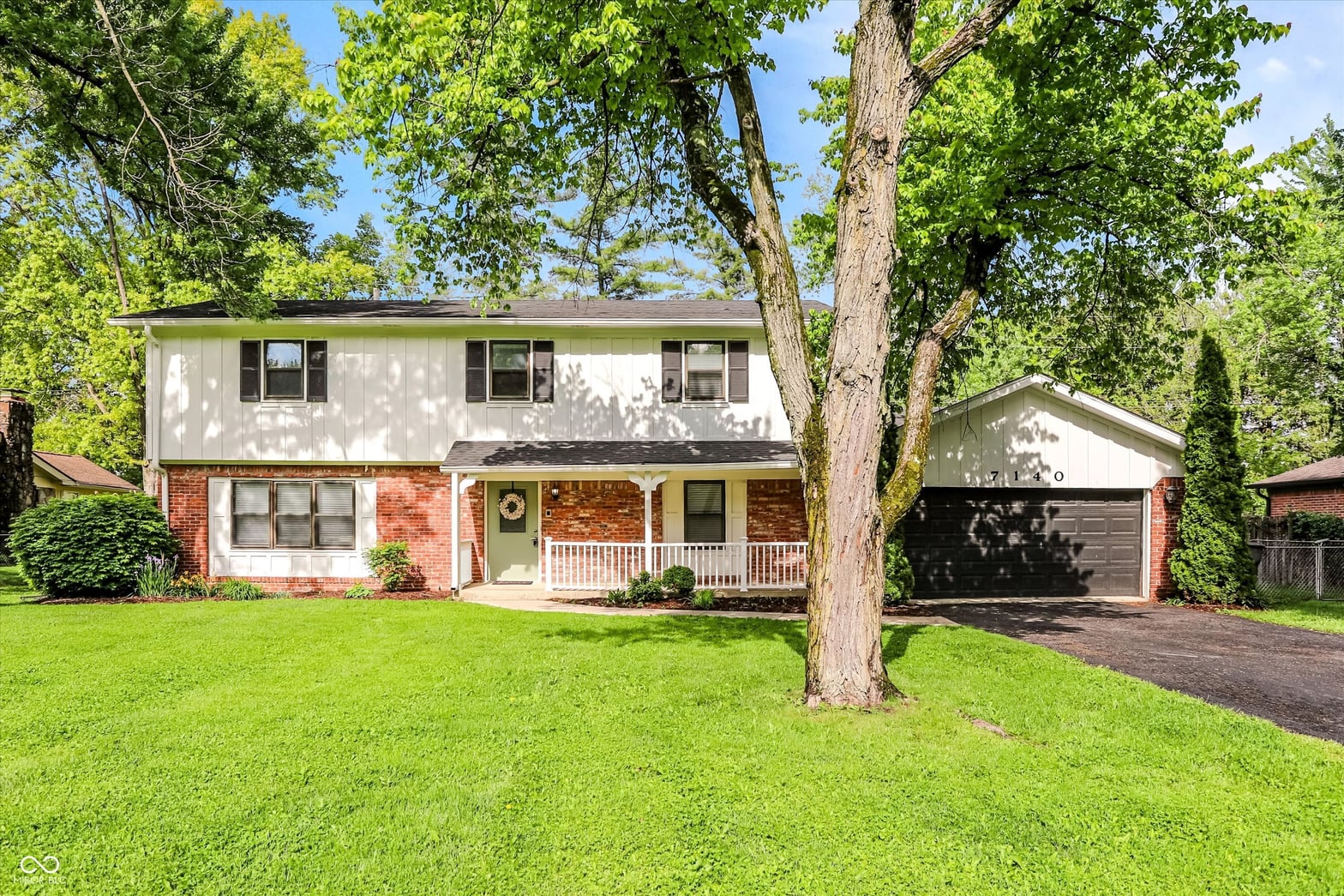 Front exterior at 7140 Avalon Trail Drive, Indianapolis, IN