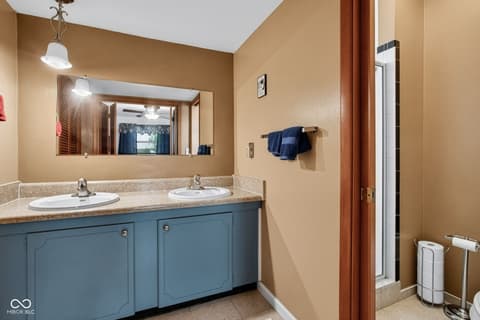 Bathroom at 410 S Post Road, Indianapolis, IN
