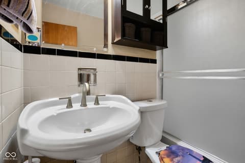 Bathroom at 410 S Post Road, Indianapolis, IN