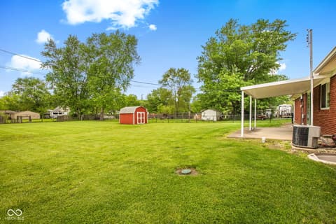Yard at 410 S Post Road, Indianapolis, IN