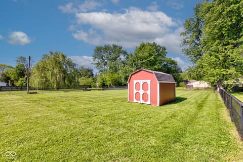 Yard at 410 S Post Road, Indianapolis, IN