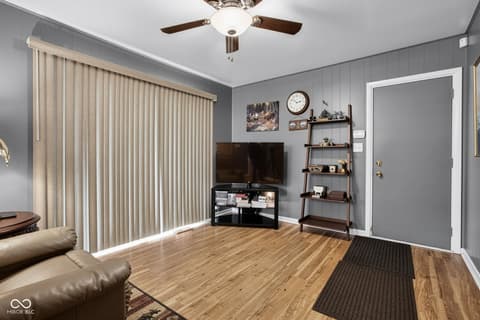 Living room at 410 S Post Road, Indianapolis, IN