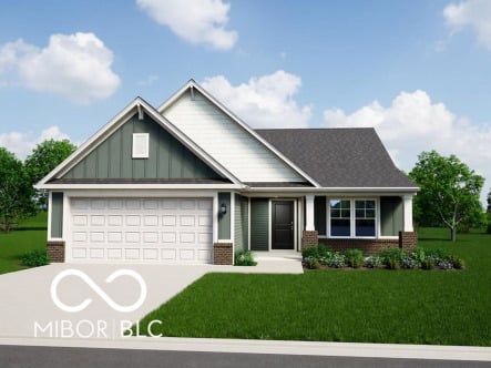 Front exterior at 4391 Sedgewick Court, Columbus, IN