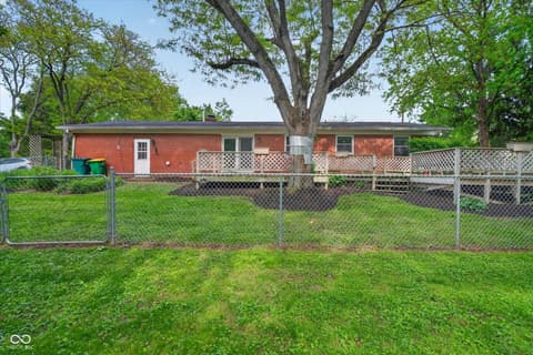 Backyard at 16566 Gray Road, Westfield, IN