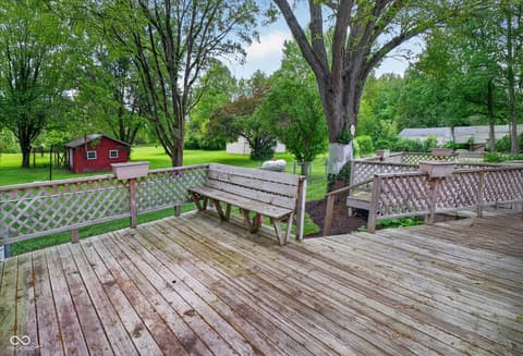Outdoor living area at 16566 Gray Road, Westfield, IN