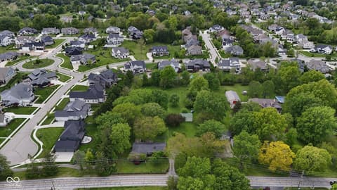 Aerial view at 16566 Gray Road, Westfield, IN
