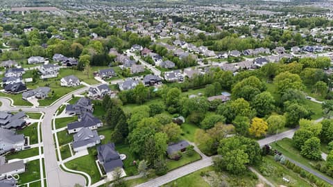 Aerial view at 16566 Gray Road, Westfield, IN