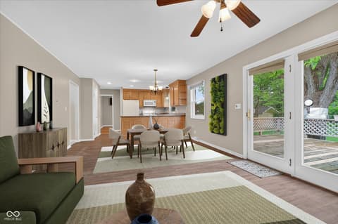 Dining room at 16566 Gray Road, Westfield, IN