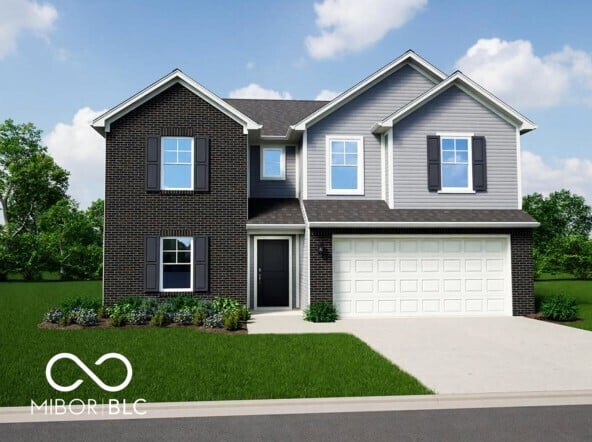 Front exterior at 175 Isabelle Lane, Shelbyville, IN