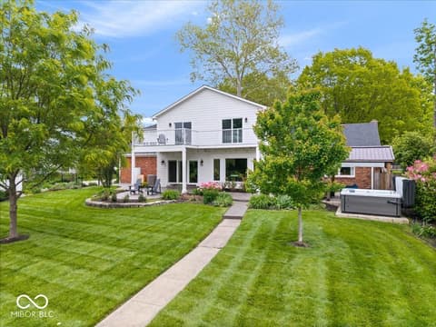 Backyard at 11416 E Lakeshore Drive, Carmel, IN