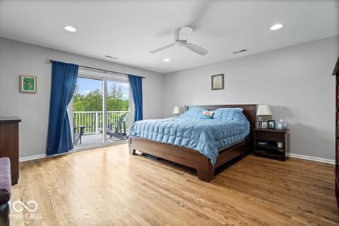 Bedroom at 11416 E Lakeshore Drive, Carmel, IN