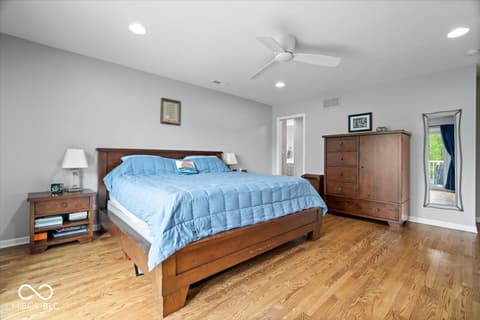 Bedroom at 11416 E Lakeshore Drive, Carmel, IN