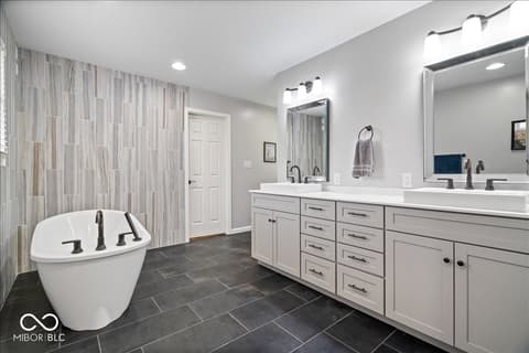 Bathroom at 11416 E Lakeshore Drive, Carmel, IN